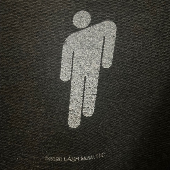 Black Billie Eilish Graphic Hoodie Sz medium - Picture 5 of 6